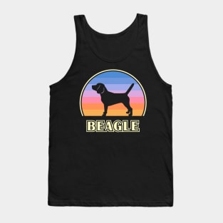 Beagle Vintage Sunset Dog Tank Top